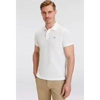 Gant Poloshirt REG SHIELD SS PIQUE POLO mit Logo und Flachstrickkragen 100% Baumwolle Pique