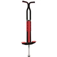 relaxdays Hüpfspielzeug Pogo Stick für Kinder bis 60 kg, rot