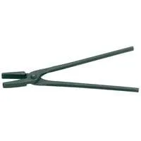 Schmiedezange 230-300, flaches Maul schwarz