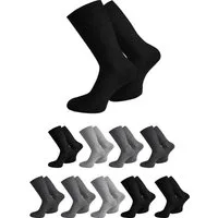 normani Diabetikersocken 10 Paar Gesundheitssocken mit hohem Baumwollanteil (10 Paar) ohne einschneidendes Bündchen