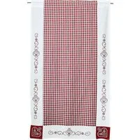 HOSSNER - ART OF HOME DECO Gardine Kulm (2 St), Stangendurchzug, blickdicht, Landhaus-Look
