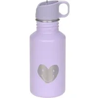 LÄSSIG Trinkflasche Lässig Trinkflasche Kinder - Edelstahl Little Gang Heart, lilac