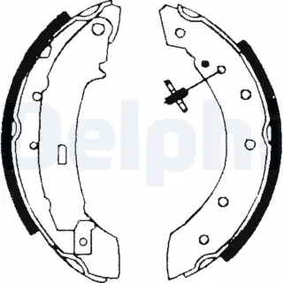 Delphi Bremsbacken hinten Citroen Dacia Lada Peugeot Renault