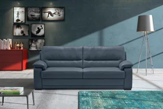 Egoitaliano 2,5-Sitzer "Doris, modernes Designersofa, Ledersofa mit erstklassiger Sitzqualität" edle Detailverarbeitung, perfekte Polsterung, aus hochwertigem Leder