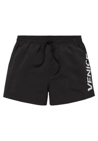 LASCANA - Venice Beach LM exkl. Sport Herren Badeshorts kurz black - Gr. - XS