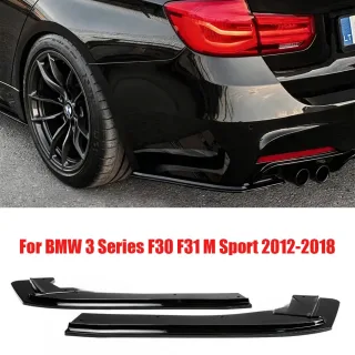 Rear Bumper Lip Wrap Angle Splitter For BMW 3 Series F30 F31 M Sport 2012-2018 Body Kits Accessories Tuning