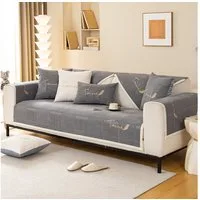 TUWENA Sofahusse Sofaschoner Rutschfest,Couch Überzug L Form 1/2/3/4 Sitzer,Sofabezug, Sofadecken für Sitzfläche, Universelle Sofa Überwurf