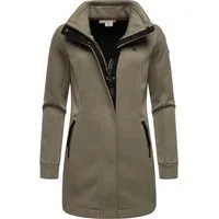 Ragwear Sweatjacke Letrice Bonded Elegante Zip-Jacke mit hohem Kragen in Feinstrickoptik
