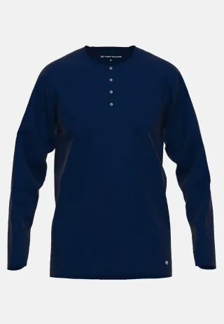 TOM TAILOR BODYWEAR - TOM TAILOR Herren T-Shirt uni 1er Pack blau-dunkel-uni - Gr. - 56