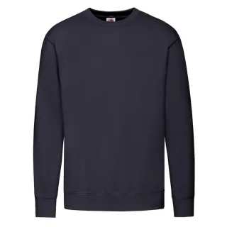 Fruit of the Loom - Sweatshirt für Herren angesetzte Ärmel (Marineblau)
