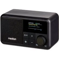 Medion® Tragbares DAB+ Radio MEDION® LIFE® S66822 (MD44822) Radio (MW/UKW, AM/FM, DAB+, RDS, 2 W, ca. 6,5 Akkulaufzeit, Farb-TFT-Display, Bluetooth® 5.3, IPX1-Schutz)