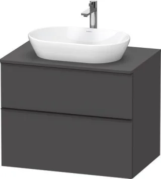 Duravit D-Neo Konsolenwaschtischunterbau wandhängend Graphit Matt 800x550x664 mm - DE49670BD490000 DE49670BD490000