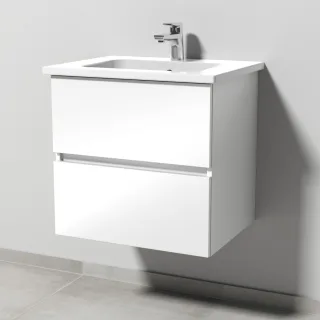 Sanipa Solo One Euphoria Waschtisch-Set 600mm, weiss glanz PS02078