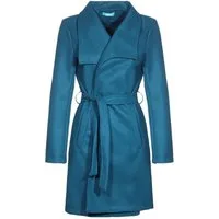 malito more than fashion Langmantel malito Damen Trenchcoat, schicker Wintermantel, klassische Jacke, langer Trenchcoat Longjacke Übergangszeit