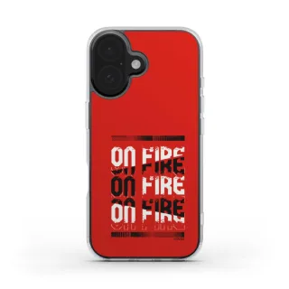 Handyhülle COVRZ | On Fire | Clear Case | Rot | MagSafe®-fähig | Iphone 16 15 14 13 Plus Pro Max, Samsung Galaxy S25 S24 S23 S22 S21 Ultra 5G Uvm. Nein iPhone 16
