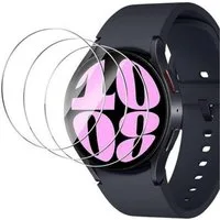 SmartUP Displayschutzglas 3X Schutzglas für Samsung Galaxy Watch 6 40mm Panzerfolie Full Screen für Samsung Galaxy Watch 6 40mm, Displayschutzglas