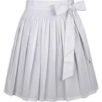 German Wear Dirndlschürze GW1601-1 Weiß, Dirndl Schürze Trachtenschürze Dirndel Tracht Weiss