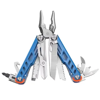 XGear Model-X Multi-Tool 14-in-1 Foldable Stainless Steel Compact Portable Outdoor Survival Tool Lightweight for Camping