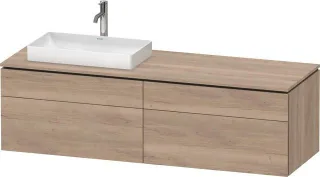 Duravit L-Cube Konsolen-Waschtischunterbau wandhängend 1620x550x482 Az 2 Ei mr Mt LC4871L55550000