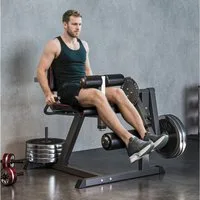 SPORTNOW Multitrainer Verstellbar Beinstrecker mit Plattenbeladung, (Beinbeuger, 1-St., Wadenmaschine), für Hüft-, Oberschenkel- und Unterkörper-Training
