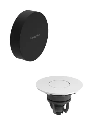 Hansgrohe Fertigset Flexaplus Ablauf- und Überlaufgarnitur Mattschwarz,58187670 58187670