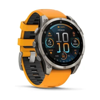 Garmin Smartwatch Fenix 8 - 47 mm AMOLED Sapphire Graphit Titanium Titan 010-02904-11