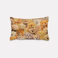 SCHÖNER LEBEN. Dekokissen SCHÖNER LEBEN. Kissenhülle Teddybären braun beige div. Größen