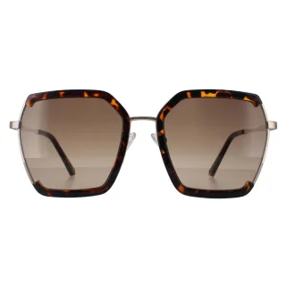Guess Randlos Damen Dunkel Havanna Braun Gradient GF0418