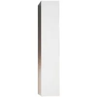 welltime Hängeschrank Start, 1 Tür, Höhe 138 cm, Breite 26 cm, Bad, Flur in Weiß Hochglanz Lack