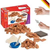 teifoc Kreativset 1530 Steinbaukasten, (Montessori Spielzeug, 100 St., Bastelset), Made in Germany