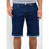 ESRA Jeansshorts Herren kurze Jeanshose mit Stretch Jeans Shorts Hose Herren Jeans Shorts Sommerhose kurze Jeans Herren Capri Jeans Stretch