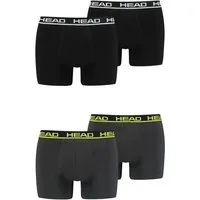 Head Boxershorts Head Herren Boxershorts Unterwäsche im 4er Pack (4-St., 4er Pack)
