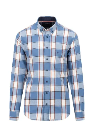FYNCH-HATTON - Premium Flannel Checks, B.D., 1/1 cloud blue - Gr. - M