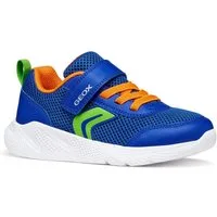Geox J SPRINTYE BOY Sneaker Halbschuh mit bunten Besätzen, Größenschablone zum Download