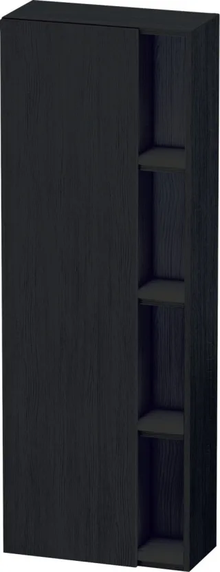 Duravit DuraStyle Hochschrank Eiche Schwarz Matt 500x240x1400 mm - DS1238L1616 DS1238L1616