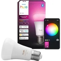 Philips Hue LED-Leuchtmittel White and Color Ambiance 1100lm smarte Lampe, E27, 1 St., Farbwechsler, Vollspektrumlicht 1000K-20000K