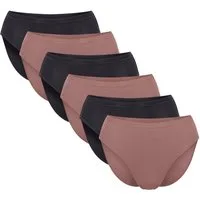 sloggi Slip GO Daily Cotton Tai Slip (Sparpack, 6er Pack) Baumwoll-Stretch, Jersey, weich