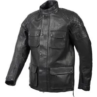 Rukka Motorradjacke R.S. Zoorace Motorrad Lederjacke 3-Lagen-Laminat,perforiert,wasserdicht