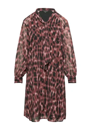 comma - Kleid mehrfarbig|rot - Gr. - 36