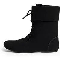 Leonardo Carbone Ritter-Kostüm Stiefel "Aurin" mit Stulpe, hochwertiges Veloursleder, robuste Gummisohle