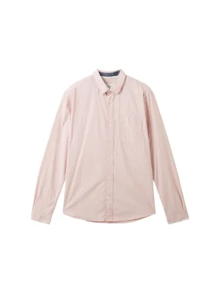 Tom Tailor - Hemd mit Struktur red dobby structure - Gr. - M