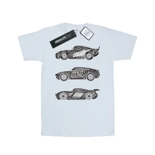Disney - "Cars Text Racers" T-Shirt für Herren (Weiß)