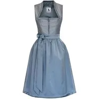 Alpenmärchen Dirndl Midi Dirndl Liane in eisblau - ALM1042