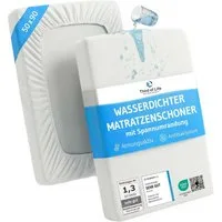 Matratzenschoner Atmungsaktive Matratzenauflage LISA Third of Life, 100% Wasserdichter Matratzenschutz, Matratzen-Topper mit Seitenwänden