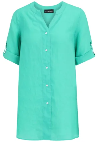 Doris Streich - Bluse lagune - Gr. - 50