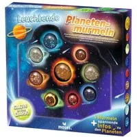 Moses. Verlag Spiel Leuchtende Planeten-Murmeln – Glasmurmeln mit Planetendesign