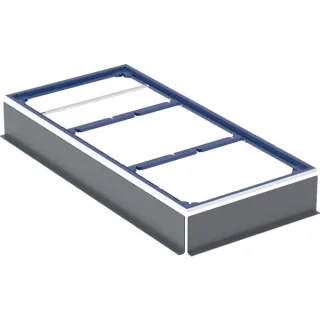 Geberit Duofix Installationsrahmen für Duschfläche 150-180 cm, für zehn Füße: 170x80cm,, 551510001 551510001