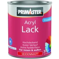 Primaster Acryl-Buntlack Primaster Acryl Lack tiefschwarz seidenmatt 375 ml