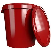 FixedByU Putzeimer Hobbock Eimer mit Deckel 31,5 L, Lebensmittelecht, (1-tlg., Eimer mit Deckel), 30 l