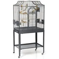 Montana Cages Vogelkäfig Madeira I - Antik, Käfig, Voliere für Sittiche waagerechte Verdrahtung & Anflugklappe